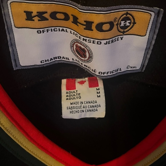 RARE VINTAGE Koho Dallas Stars Black Alternate Jersey "Mooterus" - Picture 2 of 5